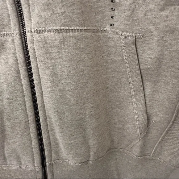 Polo Ralph Lauren Waffle Knit Hoodie Full Zip Jacket Gray Men's XLT Gray NWT - Picture 4 of 7